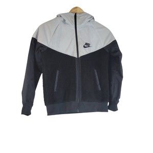 Nike Kids Jacket in Black and Gray